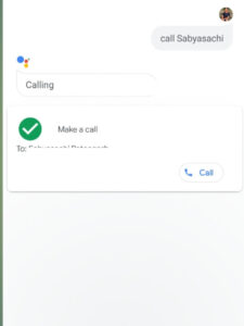 Google make a call lagao