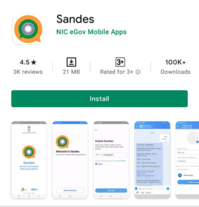 Sandes App playstore