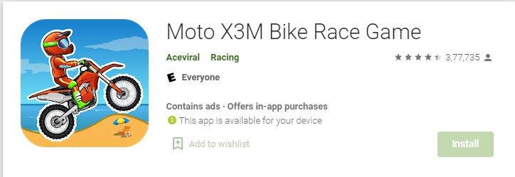 moto x3m race - Bike wala game