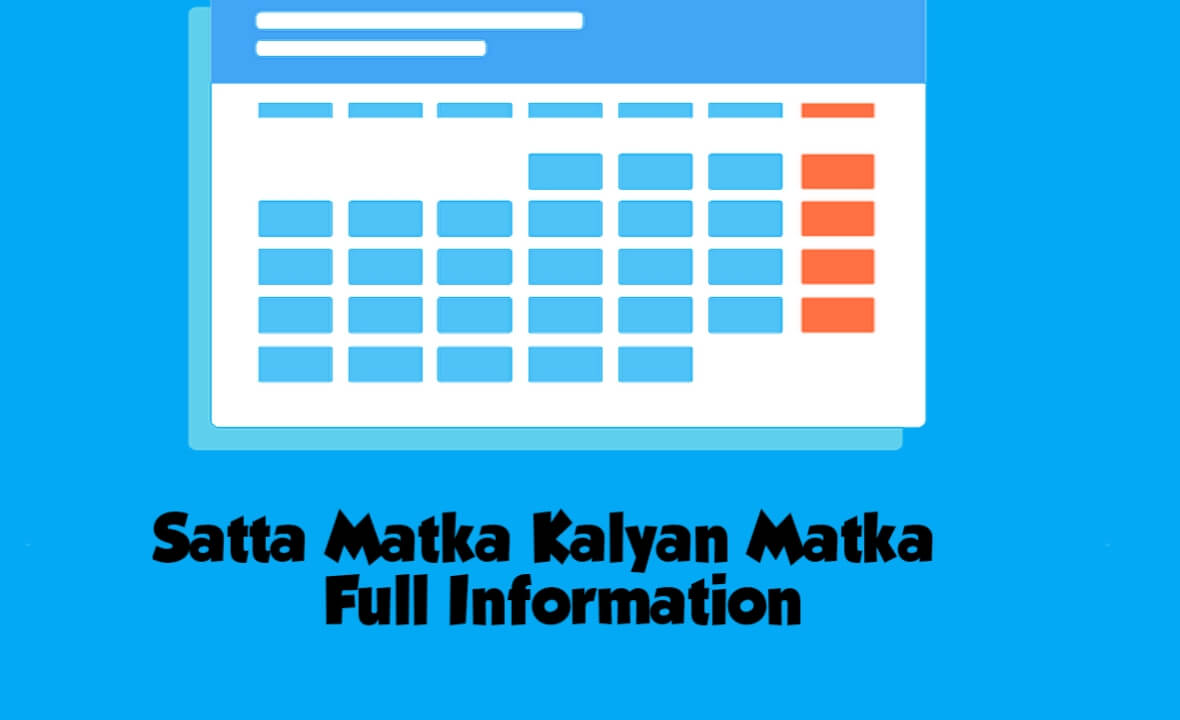 satta Matka Kalyan Matka result live chart