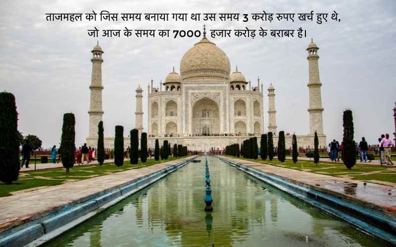 Taj Mahal Facts in Hindi