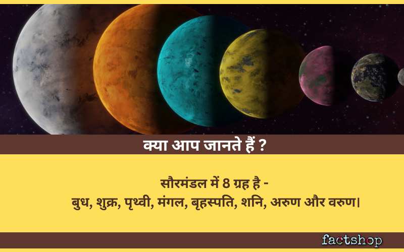 Planet Facts in Hindi